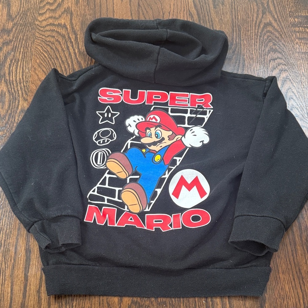 Super Mario Boys Hoodie, Size 6/7